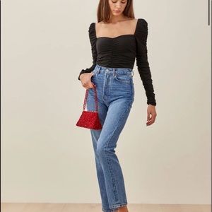 REFORMATION Esra Top NWOT in black